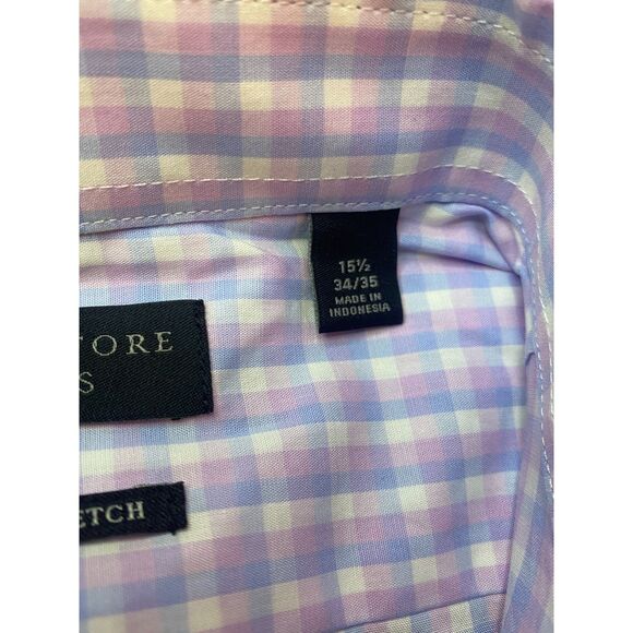 The Men's Store at Bloomingdale's Regular Fit Dress Shirt Lilac 15 1/2, 34-35 - Picture 9 of 12